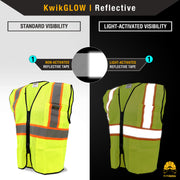 KwikSafety | Hot Shot Safety Vest | Reflectivity