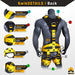 KwikSafety CANOPY KING Full Body Climbing Harness [5 D-Ring, Back & Shoulder Support] Rock Climbing, Rappelling, Recreational Tree Climbing Harness - Model No.: KS6609 - KwikSafety