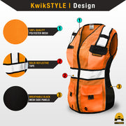 KwikSafety | Roadboss Economy Safety Vest for Women | Design