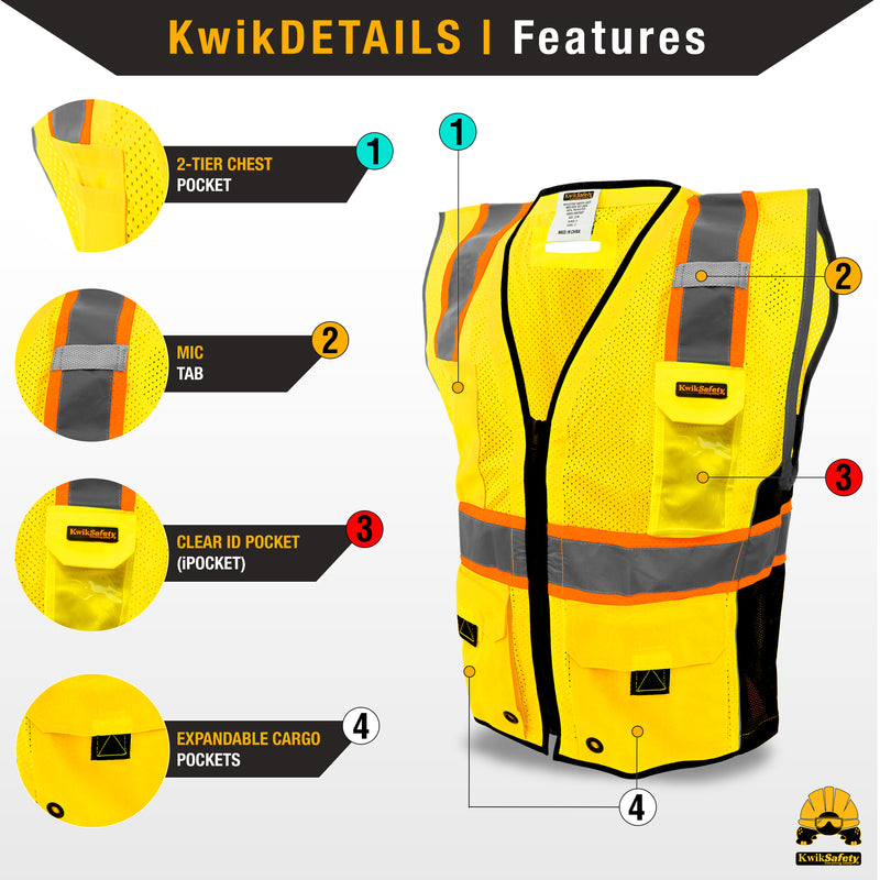 KwikSafety | Grand Kahuna Safety Vest | Product Features