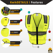KwikSafety | Official Safety Vest | Product Features