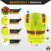KwikSafety OFFICIAL Safety Vest (Color Trim) Class 2 ANSI OSHA - Model No.: KS3312OS - KwikSafety