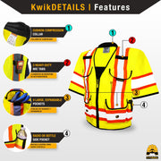 KwikSafety | Godfather Class 3 Safety Vest | Product Features