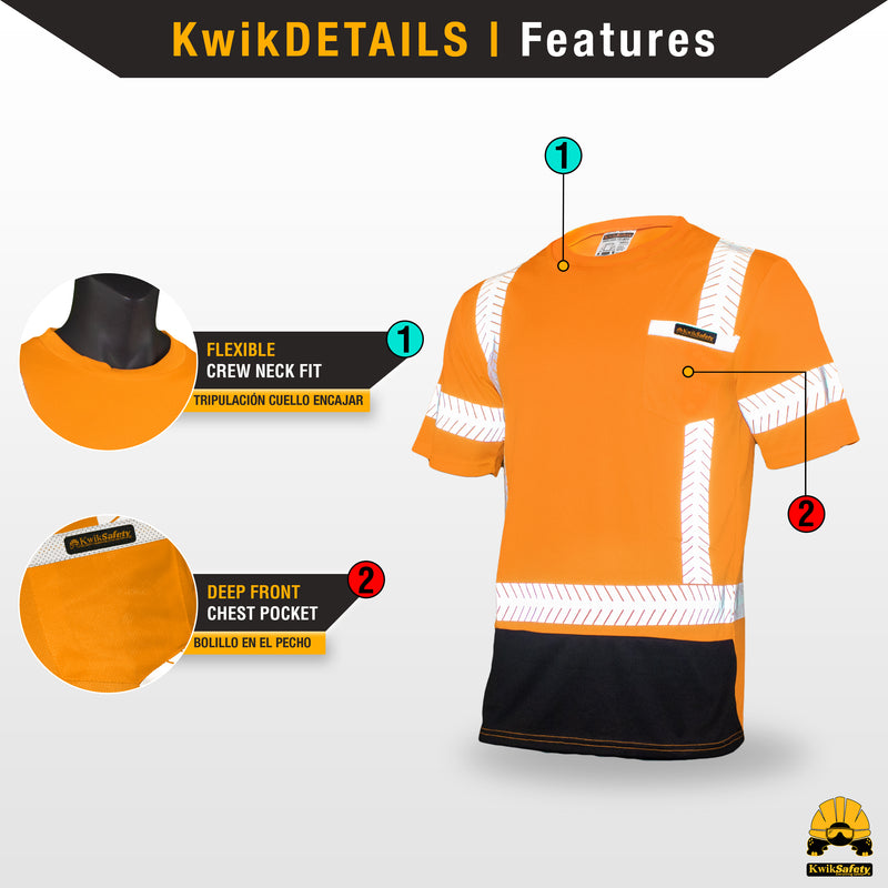 KwikSafety | Mechanic Short Sleeve Safety Shirt | Product Features