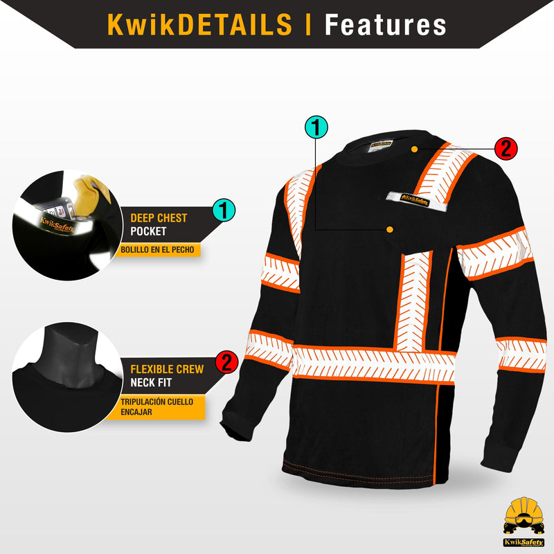 KwikSafety | Renaissance Man Long Sleeve Safety Shirt | Product Features