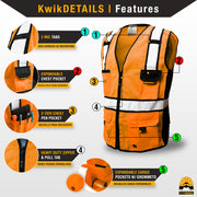 KwikSafety | Roadboss Economy Safety Vest | Product Features