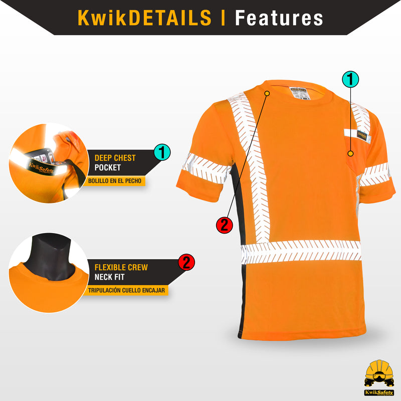 KwikSafety | Renaissance Man Short Sleeve Safety Shirt | Product Features