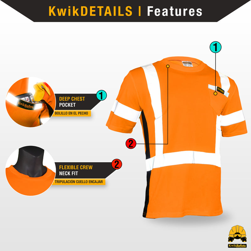 KwikSafety | Operator Short Sleeve Safety Shirt | Product Features