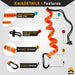 KwikSafety TSUNAMI (50FT) Vertical Lifeline Assembly ANSI OSHA Roofing Fall Protection - Model No.: KS7711 - KwikSafety
