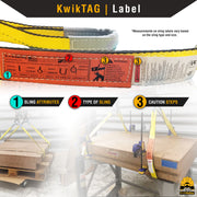 KwikSafety MIGHTY SUMO Type 3 Poly Web Lifting Slings - Model No.: KS8801 - KwikSafety