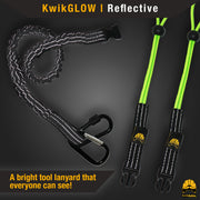 KwikSafety OCTOPUS Heavy Duty Tool Lanyard w/ Detachable Straps and Carabiners - Model No.: KS7902 - KwikSafety