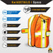 KwikSafety FIRST RESPONDER (FR Treated) Hi Vis Reflective Breakaway Class 2 Safety Vest - Model No.: KS3316FRC - KwikSafety