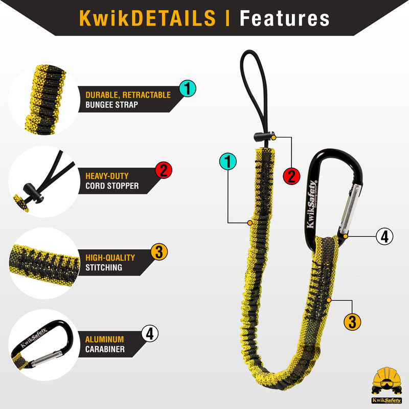 KwikSafety SUPERCELL Safety Harness ANSI Fall Protection Tongue Buckle 3D Ring - Model No.: KS6605 - KwikSafety