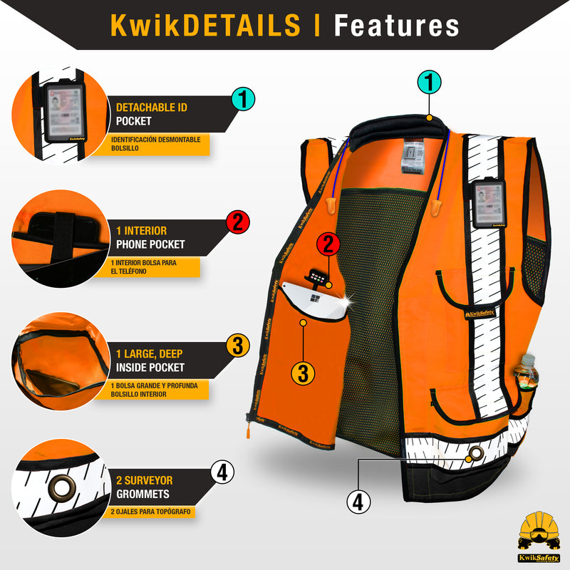 KwikSafety | Godfather Specialist Safety Vest | Product Features