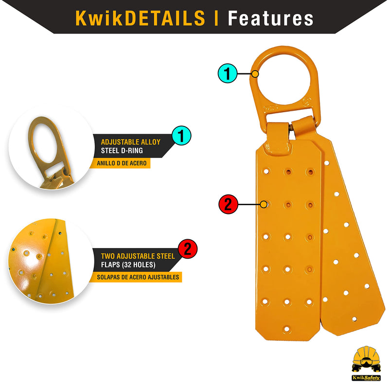 KwikSafety 20' COBRA CABLE Self Retracting Lifeline ANSI Class 1 SRL - Model No.: KS7933 - KwikSafety