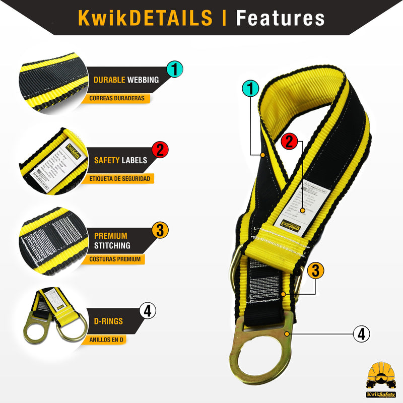 KwikSafety | Gibbon Grip Safety Anchor | Product Features