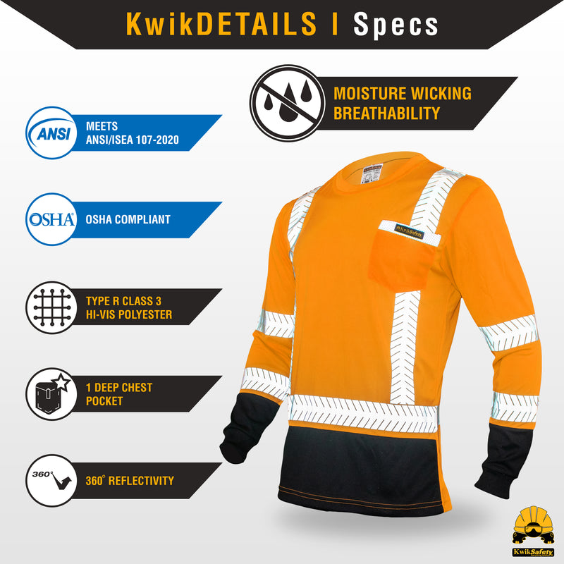 KwikSafety | Mechanic Long Sleeve Safety Shirt | Product Specifications