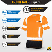 KwikSafety | Mechanic Short Sleeve Safety Shirt | Product Specifications