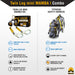 KwikSafety mini MAMBA Twin Leg 6' Self Retracting Lifeline, Web - Model No.: KS7931 - KwikSafety