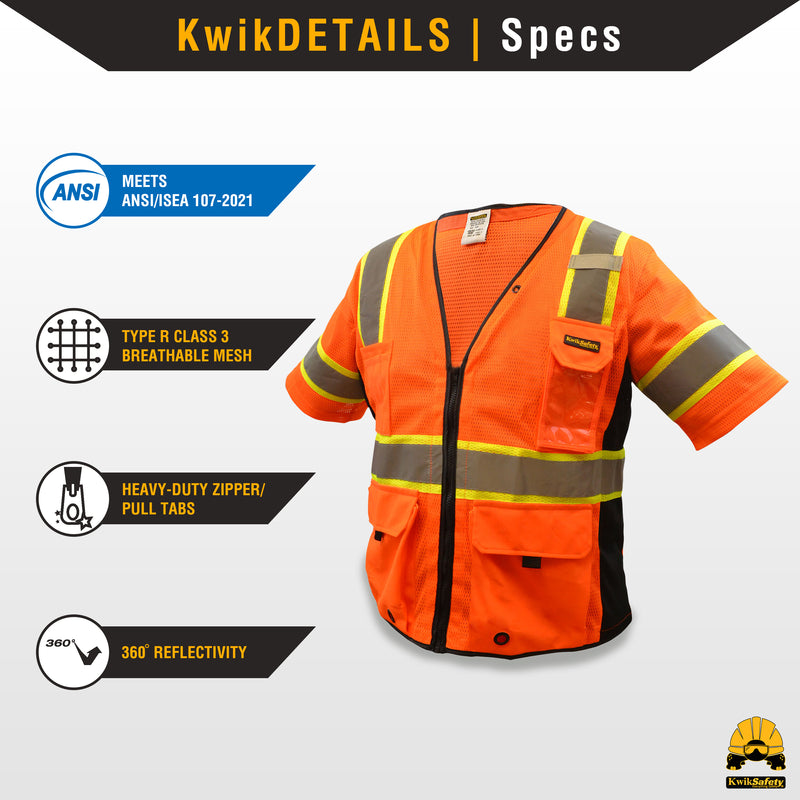 KwikSafety | Chief Safety Vest | Product Specifications