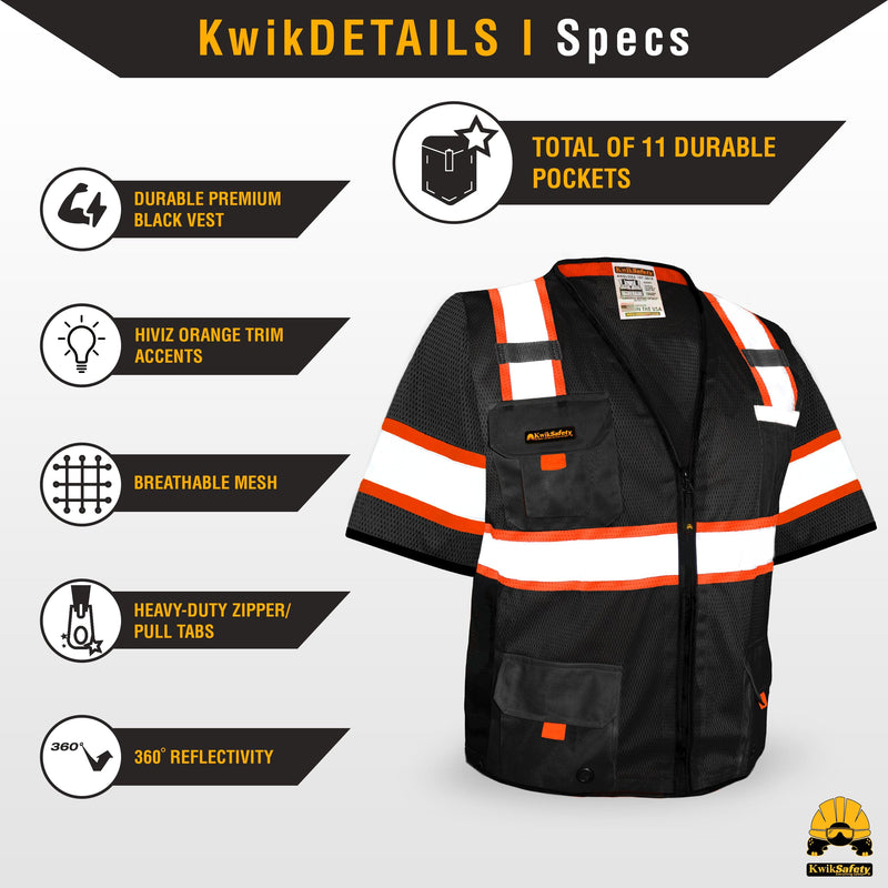 KwikSafety | Underboss Safety Vest with Sleeves | Product Specifications