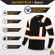 KwikSafety | Renaissance Man Long Sleeve Safety Shirt | Product Specifications