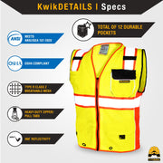 KwikSafety | Supreme Safety Vest | Product Specifications
