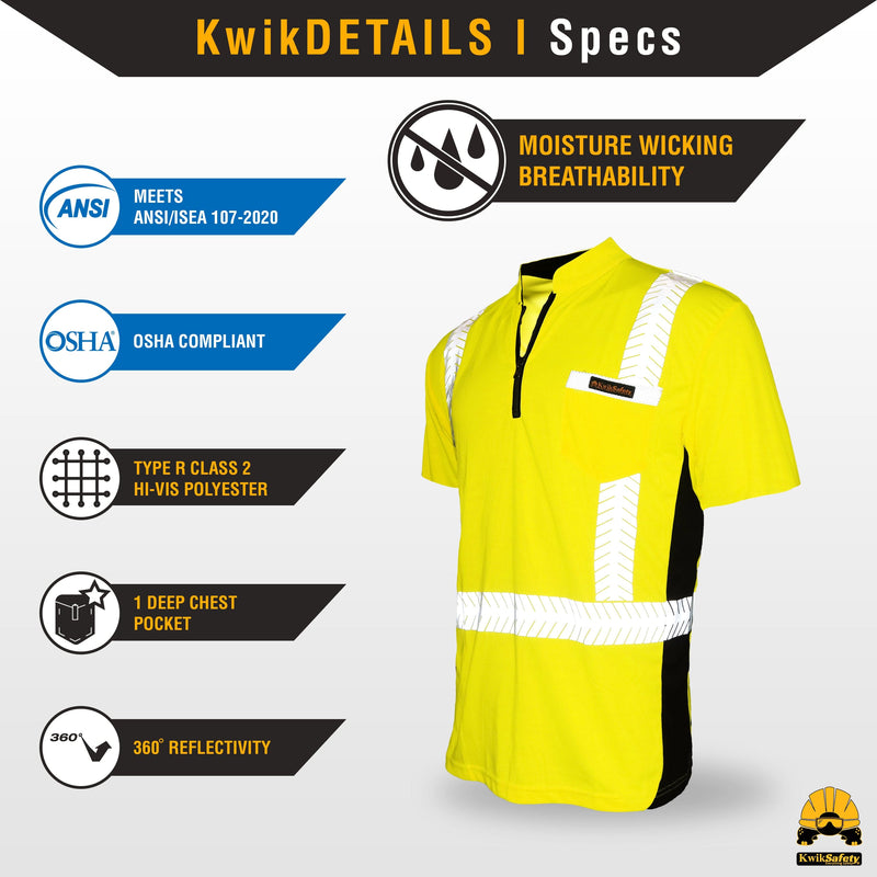 KwikSafety | Engineer Short Sleeve Safety Shirt | Product Specifications