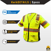KwikSafety | Chief Safety Vest | Product Specifications