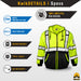 KwikSafety PREMIUM PATROL Safety Hoodie (NO FUZZ Balls) Class 3 ANSI Tested OSHA Compliant Hi Vis Reflective PPE - Model No.: KS5518 - KwikSafety