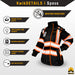 KwikSafety BOMBSHELL Safety Bomber Jacket for Women Reflective Construction PPE - Black - Model No.: KS5523-BLK - KwikSafety