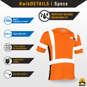 KwikSafety | Operator Short Sleeve Safety Shirt | Product Specifications