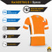 KwikSafety RENAISSANCE MAN Safety Shirt (FISHBONE TAPE) Class 2 Short Sleeve ANSI Tested OSHA Compliant Hi Vis Reflective PPE - Model No.: KS4401 - KwikSafety