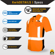 KwikSafety | Estimator Short Sleeve Safety Shirt | Product Specifications