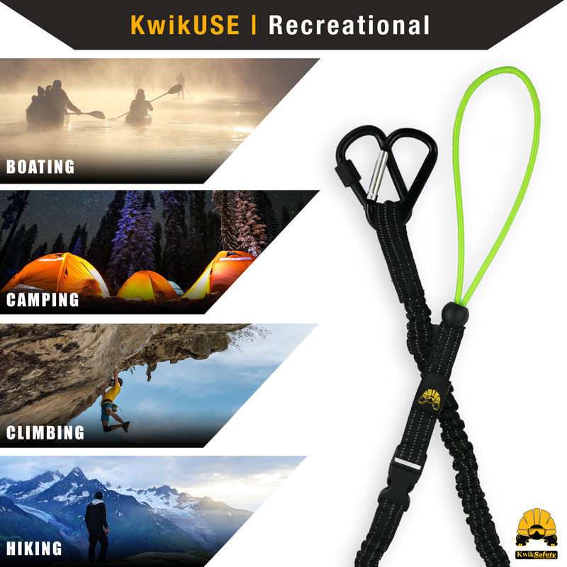 KwikSafety OCTOPUS Heavy Duty Tool Lanyard w/ Detachable Straps and Carabiners - Model No.: KS7902 - KwikSafety
