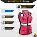 KwikSafety PINK LADY Safety Vest for Women (SNUG-FIT) Hi Vis Reflective PPE Surveyor - Model No.: KS3319PL - KwikSafety