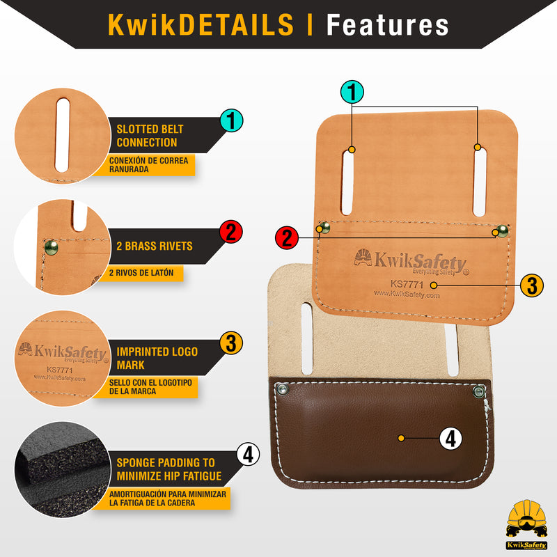 KwikSafety | Tie Wire Reel Hip Pad Ironworker Gear | Product Features