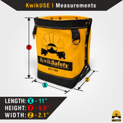 KwikSafety JoeyBAG Bolt Bag LIGHT-Duty Small Tool Bag Multi-Use Utility Pouch - Model No.: KS7780 - KwikSafety