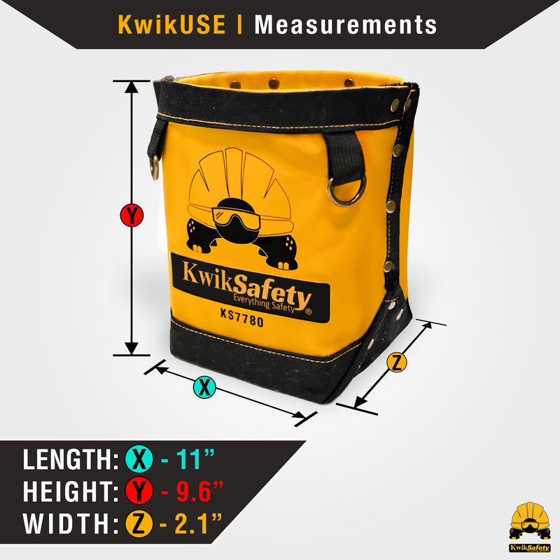 KwikSafety JoeyBAG Bolt Bag LIGHT-Duty Small Tool Bag Multi-Use Utility Pouch - Model No.: KS7780 - KwikSafety