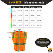 KwikSafety OFFICIAL Safety Vest (Color Trim) Class 2 ANSI OSHA - Model No.: KS3312OS - KwikSafety