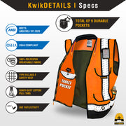 KwikSafety | Godfather Specialist Safety Vest | Product Specifications