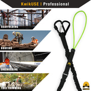 KwikSafety OCTOPUS Heavy Duty Tool Lanyard w/ Detachable Straps and Carabiners - Model No.: KS7902 - KwikSafety