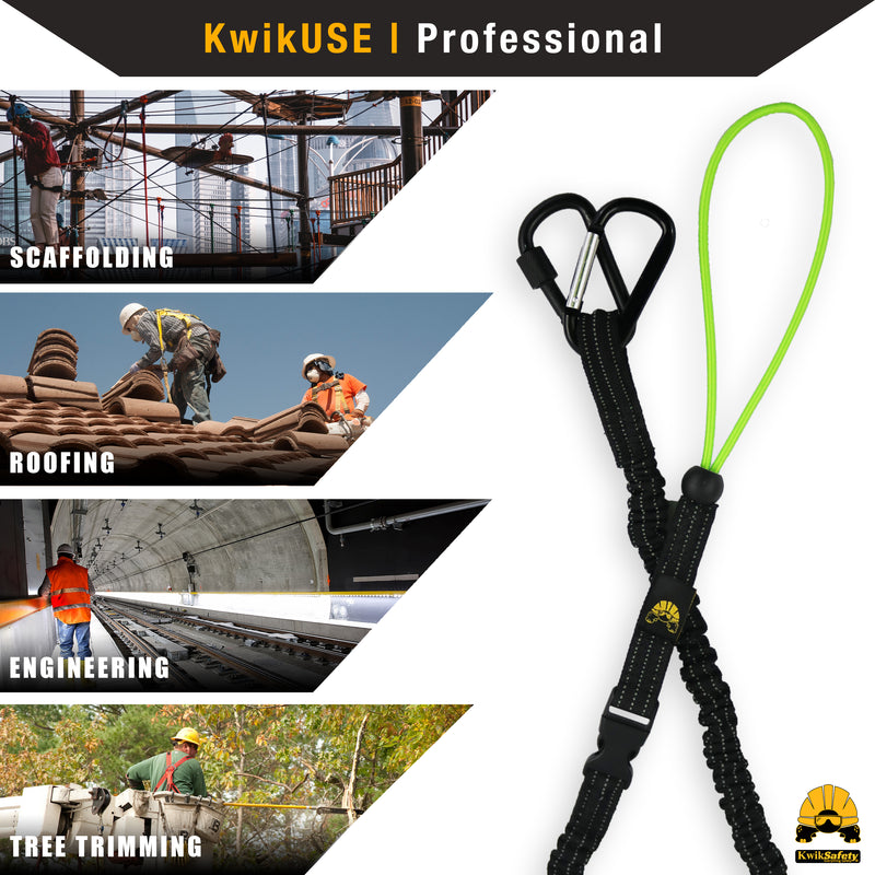 KwikSafety OCTOPUS Heavy Duty Tool Lanyard w/ Detachable Straps and Carabiners - Model No.: KS7902 - KwikSafety
