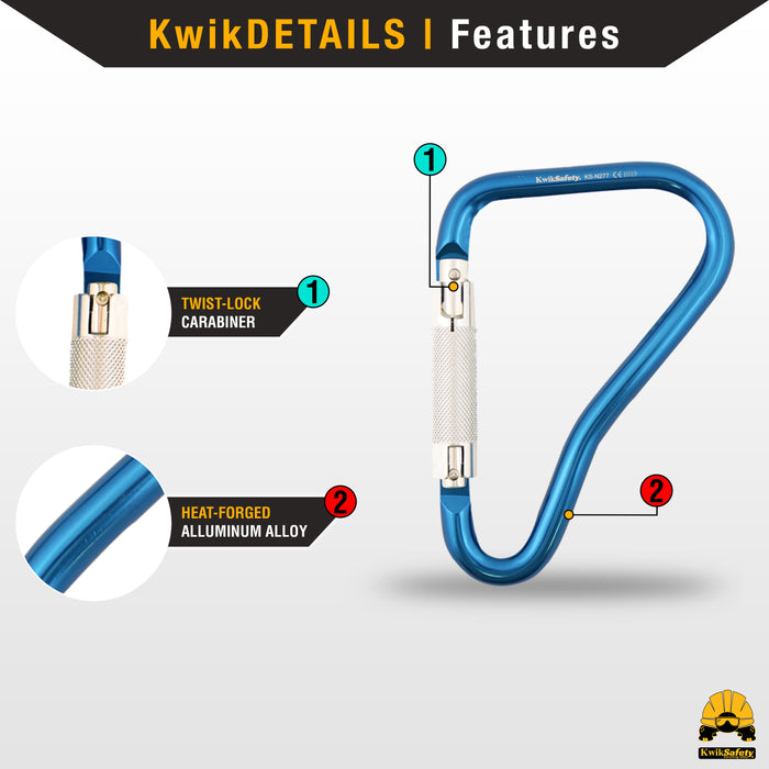 KwikSafety MANDRILL Climbing Harness Outdoor Gear - Model No.: KS6608 - KwikSafety