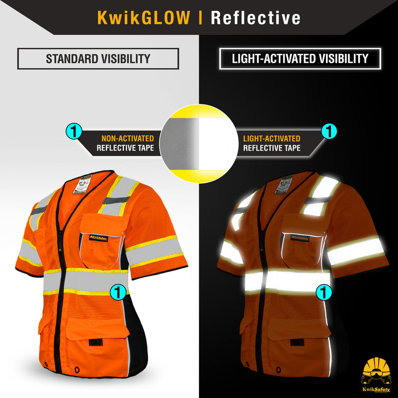 KwikSafety | Duchess Safety Vest for Women | Reflectivity