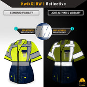 KwikSafety | Sheriff Class 3 Safety Vest for Women | Reflectivity