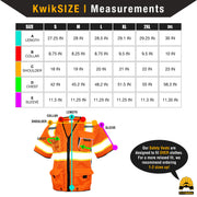 KwikSafety | Executive Highwayboss Safety Vest | Size Chart
