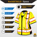 KwikSafety GODMOTHER Safety Vest for Women Class 3 ANSI Tested OSHA Compliant Reflective Work Gear PPE - Model No.: KS3336C3 - KwikSafety
