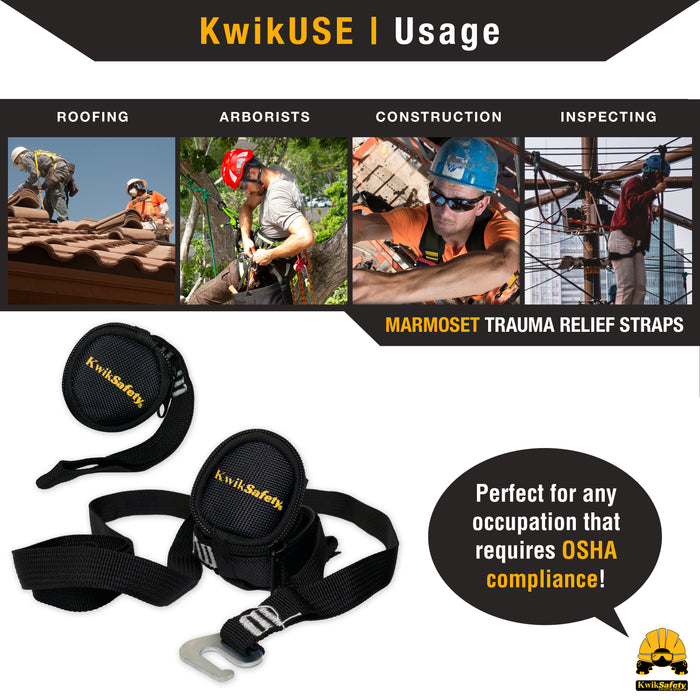 KwikSafety MARMOSET Lightweight Fall Arrest Trauma Straps - Model No.: KS7722