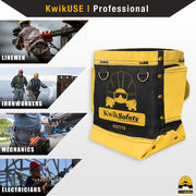 KwikSafety RedIRON Bolt Bag HEAVY-Duty Canvas Double Reinforced Stitching Ironworker Bag - Model No.: KS7779 - KwikSafety